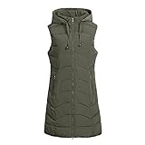 Zilosconcy Baumwolleweste Damen Damenweste Mantel Winter Weste Jacke Westen Pelzjacke Warme Weste Kapuzenjacke Winterweste Plüschweste Cardigan Herbstmantel Baumwolle Weste Kurze Weste Wintermantel