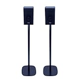 Vebos Standfuss für Samsung HW-Q950A 2er Set - Eleganter Lautsprecher Ständer, Halterung für kabellose Lautsprecher für EIN Atemberaubendes Klangerlebnis, Boxenständer in Farbe Schwarz