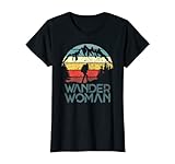 Wander Woman Wandern Bergsteigen Frauen Wanderung Damen T-Shirt