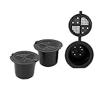 3er Set Coffeeduck Espresso Cups für Nespresso-Maschinen - Dauerfilter - Individuell befüllbar mit Kaffee, Kakao oder Tee - Keine Kapseln mehr wegwerfen - Spülmaschinenfest