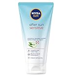 NIVEA SUN After Sun Sensitiv SOS Creme-Gel (175 ml), kühlendes After Sun Gel mit hautberuhigender Wirkung, Hautgel mit Bio-Aloe Vera und Antioxidans für sensible Haut