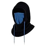 LdawyDE Sturmmaske, Winter Winddicht Warme Sturmhaube Motorrad Fahrradmütze unter helm Balaclava Gesichtshaube für Outdoorsports Radfahren, Snowboarden, Skifahren, Unisex und Universalgröße