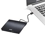 Externes DVD Laufwerk USB 3.0 Tragbar CD DVD Brenner Optical Drive DVD Laufwerk DVD/CD +/-RW Externes CD Laufwerk für Laptop Desktop mit Win7/Win8/Win10/MacPro/Macbook/OS/XP