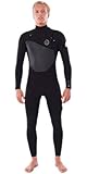 Rip Curl Mens Flashbomb 3/2mm Chest Zip Wetsuit WSTYMF - Black Wetsuit Size - XXL