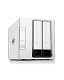 TERRAMASTER D2-310 USB Typ-C Externe Festplattengehäuse USB3.1(Gen1, 5Gbps) 2 Bay RAID Gehäuse Support RAID 0/1/Single(Ohne Festplatte)