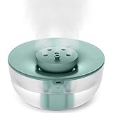 Luftbefeuchter Schlafzimmer Humidifier 22dB Super Leiser 1 2L Kühlnebel Luftbefeuchter & Aroma Diffuser mit wasserloser Abschaltung für Heim Kinderzimmer Büro Pflanzen Kleiner USB Luftbefeuchter