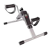 DeskShaper Pedaltrainer Mini Bike Heimtrainer Arm- und Beintrainer Fitness Trainer Senioren | pedalo fußtrainer mit LCD und Einstellbarer Widerstand | einfach und lustig