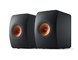 KEF LS50 Wireless II WLAN HiFi Lautsprecher System, Schwarz, Aktivlautsprecher | HDMI | Airplay 2 | Bluetooth | Spotify | Tidal