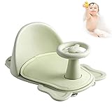 1Stück Baby-Badesitz Tragbarer Sicherheits-Babystuhl Baby-Badewanne Lenkradsitz Baby-Badewannenstütze mit Saugnäpfen zum 6-18 Monate Neugeborene Kleinkinder