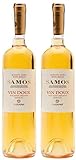 Samos Wein Vin Doux 2x 0,75l Likörwein weiß süß P.D.O. | 15% Vol. | Samos Wein | + 1 x 20ml Olivenöl'ElaioGi' aus Griechenland