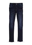 s.Oliver Jungen Regular: Jeans mit Wascheffekt dark blue 164/REG