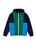 Lacoste Herren BH0848 Funktionsjacke, Männer Outdoorjacke,Tennisjacke,Kapuze,Reißverschluss,Regular Fit,Navy Blue/Summer-Ibiza-White-LIMEIRA (FWF),60