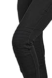 GREAT BIKERS GEAR - Motorrad Motorrad Super Leggings Hosen Damen Kevlar gefüttert Schutz Motorrad Damen Leggings mit Abnehmbarer CE-Rüstung, (kurzes Bein) (Schwarz Design, M)