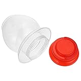 wrtgerht 2 Stück Gurkenglas Großer Gärtopf mit Wasserverschluss Luftschleusendeckel Gärglas for Gurken Kimchi Sauerkraut Kombuch Gemüse Paocai Jar Pot 1L Küchengeräte (Color : Red 1pcs)