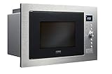 Caso EMCG32 3-in-1 Einbau-Mikrowelle mit Grill und Heißluft 2500W | Backofen-Funktion, 140 - 230°C, 60cm breit, 32L, Edelstahl gebürstet