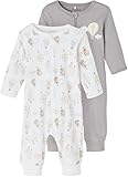 NAME IT Unisex Baby NBNNIGHTSUIT 2P Zip Alloy Balloon NOOS Kleinkind-Schlafanzüge, 86