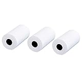 AIDIRui 3Rolls Thermobandpapier 57X30Mm Rollen, POS Thermopapierrollen Passend für Kreditkartenautomaten, Registrierkasse