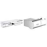 GROHE Grohtherm 2000 | Thermostat-Wannenbatterie, mit Absperrung und Mengenregulierung | chrom | 34464001 & Rainshower Brausen und Duschsysteme (Handbrausehalter, verstellbar) chrom, 27055000