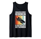 Herren Bobsport Rennrodel Schlitten Bobschlitten Bobbahn Bobfahrer Tank Top