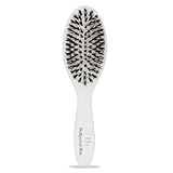 Extensions Bürste - Haarbürste - Naturhaarbürste - Hair Brush - Haarbürste Naturborsten - Entwirrbürste Lange Haare - Detangler Bürste mit Öko-Tasche