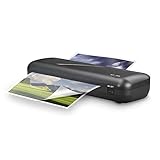 Hama Laminiergerät A4 mit Laminierfolien A4, A5, A6 und für Visitenkarten (4in1 Set Laminator mit Folien, Eckenabrunder, Schneidelineal, zuhause heiß Laminieren, schnelles Aufheizen, 80 bis 125 mic)