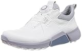 ECCO Damen Biom Hybrid 4 Boa Gore-tex Wasserfest Golfschuh, Weiß/Silbergrau, 40 EU