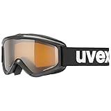 uvex Unisex Jugend, speedy pro Skibrille, black/lasergold, one size