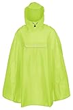 VAUDE Unisex Valdipino Poncho Regenmantel, Lemon, S, 02285