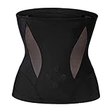 Artibetter Damen Bauchband schwarz Schwarz 3XL