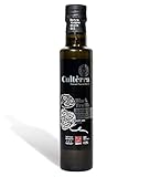 Culterra Trüffel Öl Premium mit extra nativem Olivenöl aus Kreta. Kaltgepresst und naturbelassen aus 100% Koroneiki Oliven aus Kreta. 250ml Trüffelöl Flasche.