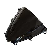 Generic Windschild Motorrad Schwarz Windschutzscheibe Windschutzscheibe Doppelblase Für Suzuki GSXR600/750 K11 2011-2016 15 14 13 12