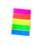 FROVOL Notizblock in fluoreszierender Farbe, selbstklebend, Haftnotizen, Punktpapier, Aufkleber, Lesezeichen, It Memo F6 x 4 Büromarker, Schule