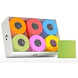 Farbiges Toilettenpapier, 6 Rollen, Geschenkbox, 3-lagig, mehrfarbig