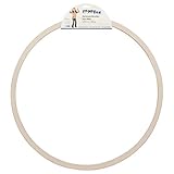 Sport-Tec Gymnastikreifen aus Holz, Hula Hoop, Trainingsreifen, Turnreifen, Fitnessreifen, Gymastik Kreis, Gewichtsreduktion, 80cm