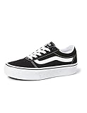 Vans Damen Ward Platform Sneaker, Schwarz (Canvas) Black/White 187, 40 EU