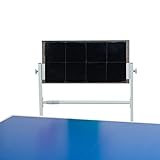 LILANAI Tischtennis Rebound Tafel Fachmann Tischtennis-Rebound-Board Für Tischtennisplatte, Tragbar Kompakt Ping Pong Return Board Baffle, (Color : Black, Size : with 8 Rubbers)