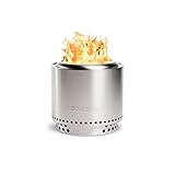 Solo Stove Feuerschale „Ranger“ - Outdoor-Kamin aus Edelstahl, mit Standfuß rauchfrei - Tragbare Feuerstelle für Terrasse, Garten - Feuertonne, Holzofen, Feuerkorb - ⌀ 38 cm, Höhe 41,5 cm