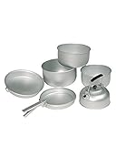 Mil-Tec Unisex – Erwachsene Koch-Set-14661000 Koch-Set, Silber, Einheitsgröße