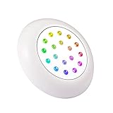 10 W Pool-Licht, RGB-Farbwechsel-Lampe, IP68, schwimmend, buntes Teichlicht, Mini-LED-Nachtparty-Beleuchtung für Brunnen, Bars, Teich, Aquarium