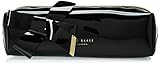 Ted Baker Damen NIKARA Federmäppchen mit Schleife, Vinyl, Schwarz, One Size