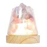 ErZhuiZi Salzlampe Himalaya Salzkristalllampe Klein Steinlampe Nachtlicht Salzkristall Licht Schlafzimmerlampe Eine Elegante Komposition aus Himalayan Salt