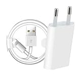 iphone Ladekabel+ Netzteil für iPhone 6 7 8 X XR XS XSMax 11 11Pro 11Pro Max 12 12Pro 12 12Mini 12ProMax 13 13Mini 13 ProMax 13Pro 14 14Pro 14Pro Max Weiß 1M