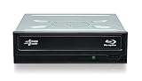 Hitachi-LG BH16NS40 Interner Blu-Ray-Disc-Brenner mit 16-facher Brenngeschwindigkeit und umfassender Formatunterstützung (BD-R BD-RE BDXL DVD-RW CD-RW), Silent Play, Windows 10 kompatibel, ohne Softwa