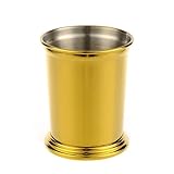 Julep Timbale 40 cl Mint Julep Cup Glas Cocktail Becher Edelstahl Mojitos und Cocktails (Gold)