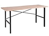 rikta Werkbank | Werktisch | ca. 159x85x58 cm (BxHxT) | Belastbarkeit 200 kg | Holz-Arbeitsplatte