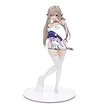 KBIKO-zxl 25 cm Premium Edition Cute Loli Software White Silk Girl Pure White Elf Anime 2D Figur Modell Ornament Erwachsene Geburtstag Weihnachtsgeschenk