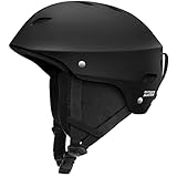 OutdoorMaster Kelvin Skihelm – Snowboardhelm für Herren, Damen & Jugendliche (L, Schwarz)