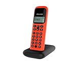 Alcatel D285 Solo schwarz und rot. Schnurloses Telefon, Freisprecheinrichtung. Komfortables Display, ATL1421415