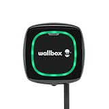 Wallbox Pulsar Plus Ladegerät für Elektrofahrzeuge. Mit Einstellbarer Leistung von bis zu 22 kW. Ladekabel Typ 2. WLAN- und Bluetooth-Verbindung sowie OCPP-kompatibel. (Type 2-7.4 KW | 5 m, Black)