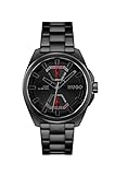 HUGO Herren analog Quarz Uhr mit Edelstahl Armband 1530244